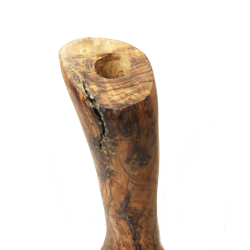 Rzeźba Wazon z drewna oliwnego Hand made